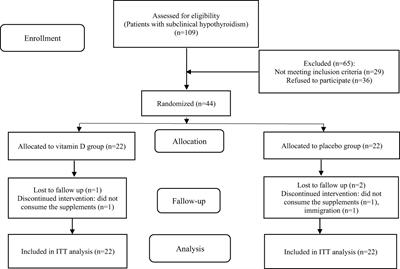 Effects of vitamin D supplementation on metabolic parameters, serum irisin and obesity values in women with subclinical hypothyroidism: a double-blind randomized controlled trial